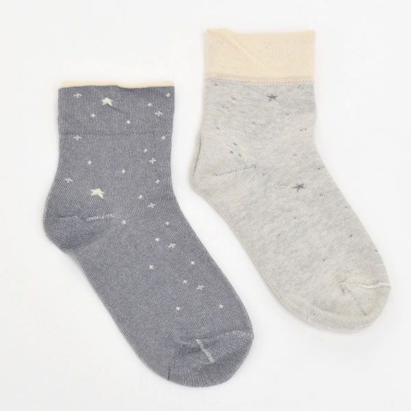 オーガニックコットン やさしいソックス 流れ星