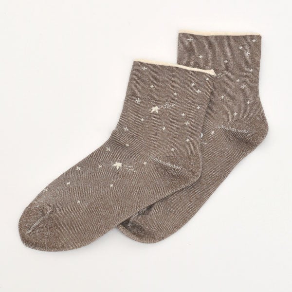 オーガニックコットン やさしいソックス 流れ星
