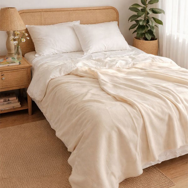 オーガニックコットン ブランケット シングル