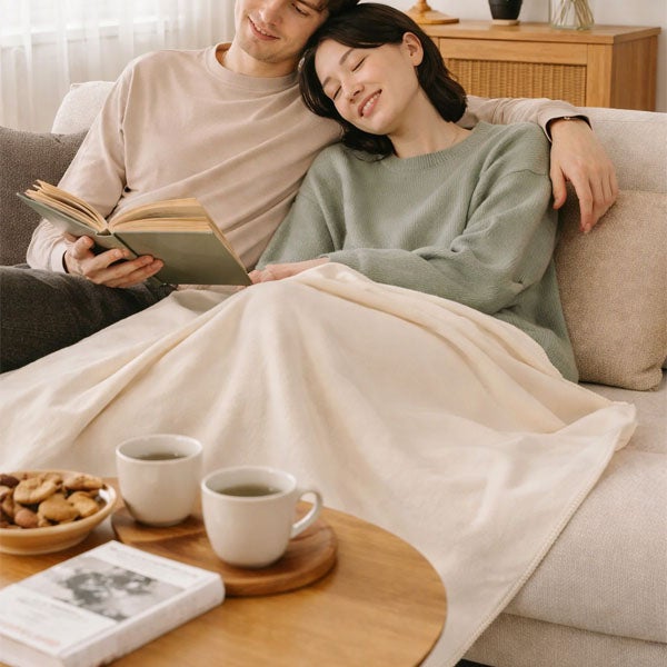 オーガニックコットン ブランケット ハーフ