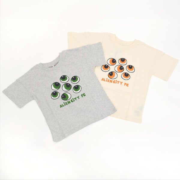 オーガニックコットン キッズＴシャツ Eyes