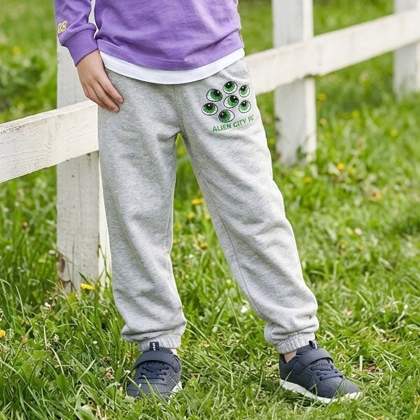 オーガニックコットン キッズ ジョガーパンツ Eyes