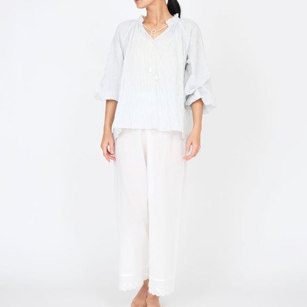 オーガニックコットン クラシックローズ レースパンツ