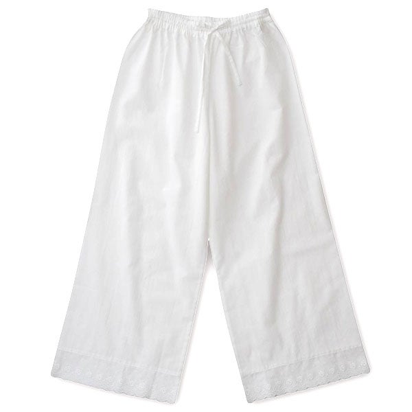 オーガニックコットン クラシックローズ レースパンツ