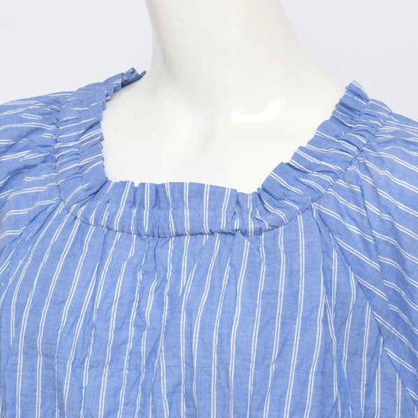 オーガニックコットン ユーカリギャザーワンピース