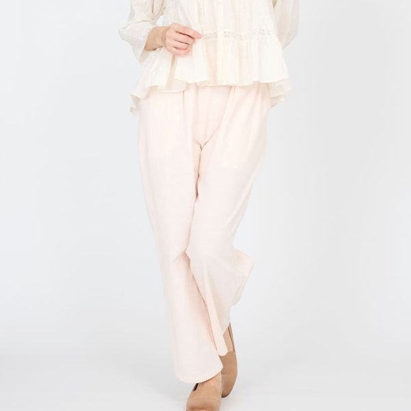 オーガニックコットン スラブワッシャーパンツ