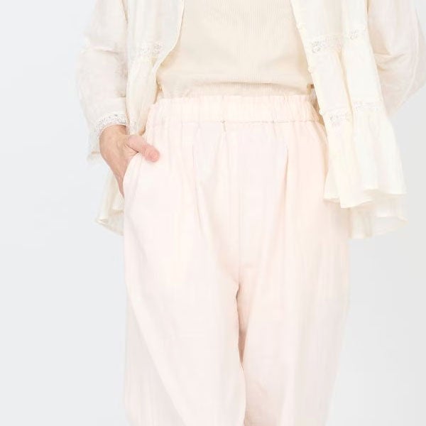 オーガニックコットン スラブワッシャーパンツ