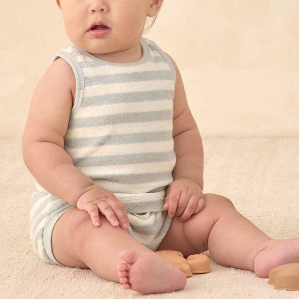 オーガニックコットン ベビーテリータンク＆ショーツ