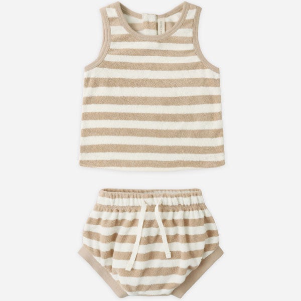 オーガニックコットン ベビーテリータンク＆ショーツ