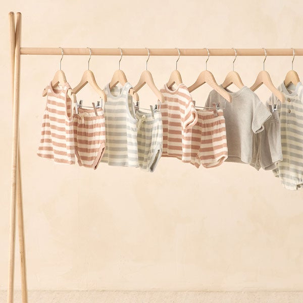 オーガニックコットン ベビーテリータンク＆ショーツ