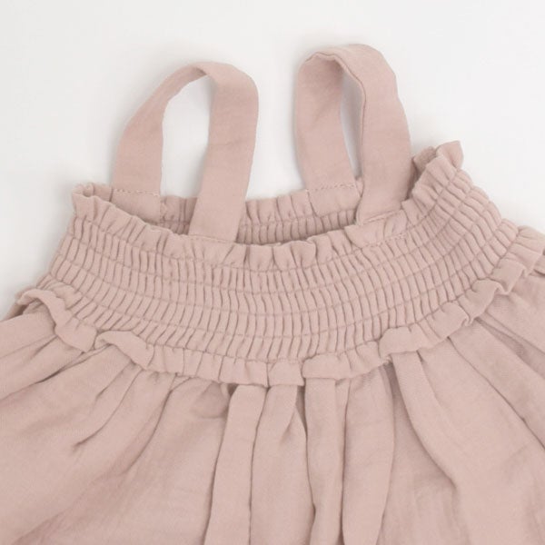 オーガニックコットン ベビーメイ スモックトップ＆ブルマー セット