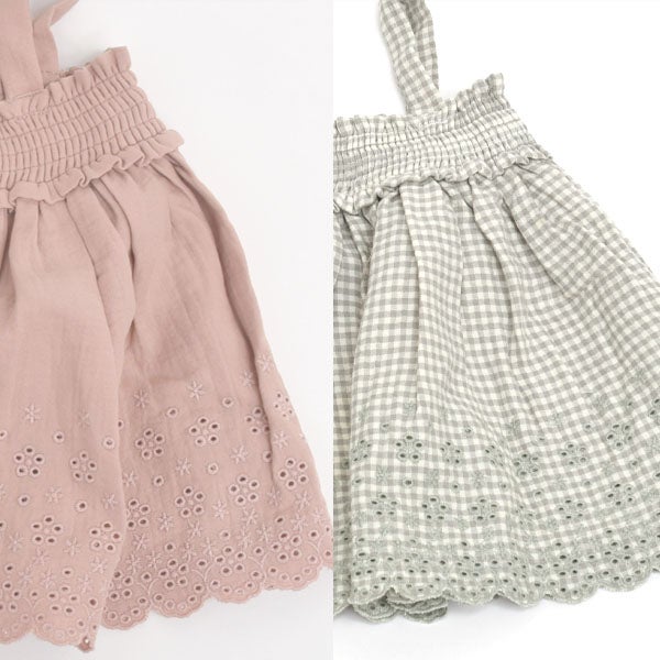 オーガニックコットン ベビーメイ スモックトップ＆ブルマー セット