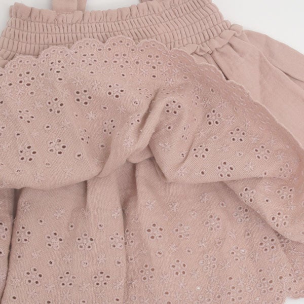 オーガニックコットン ベビーメイ スモックトップ＆ブルマー セット