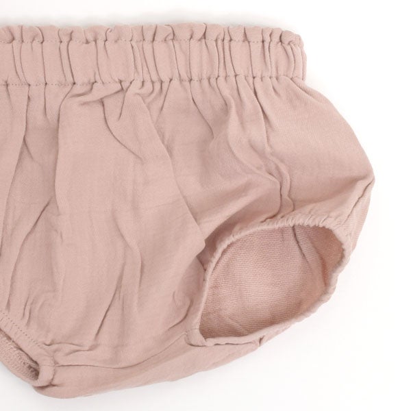 オーガニックコットン ベビーメイ スモックトップ＆ブルマー セット