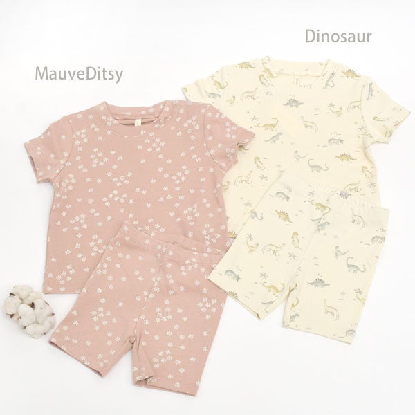  オーガニックコットン ベビーサマーパジャマセット