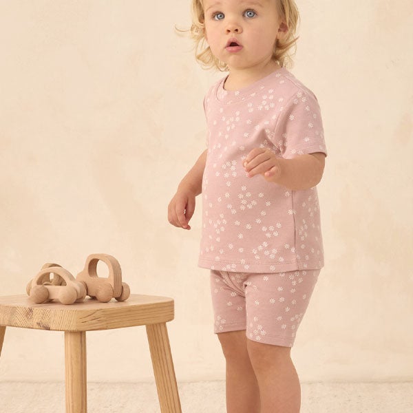  オーガニックコットン ベビーサマーパジャマセット