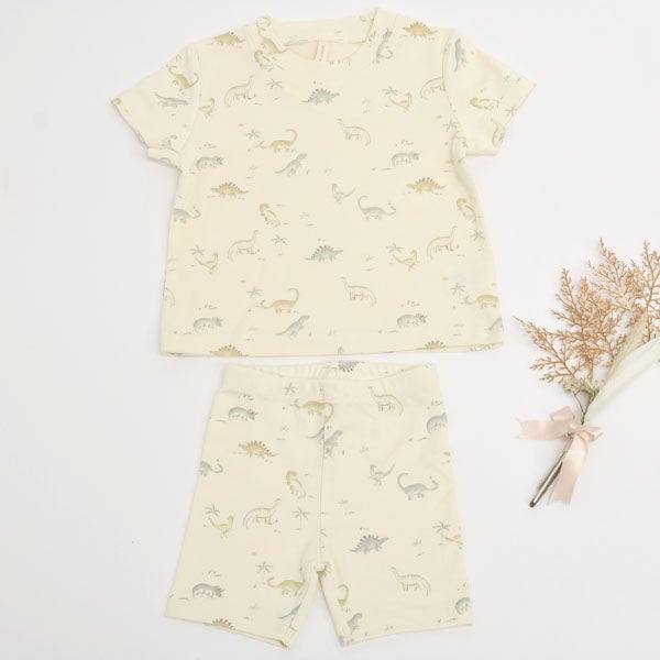  オーガニックコットン ベビーサマーパジャマセット