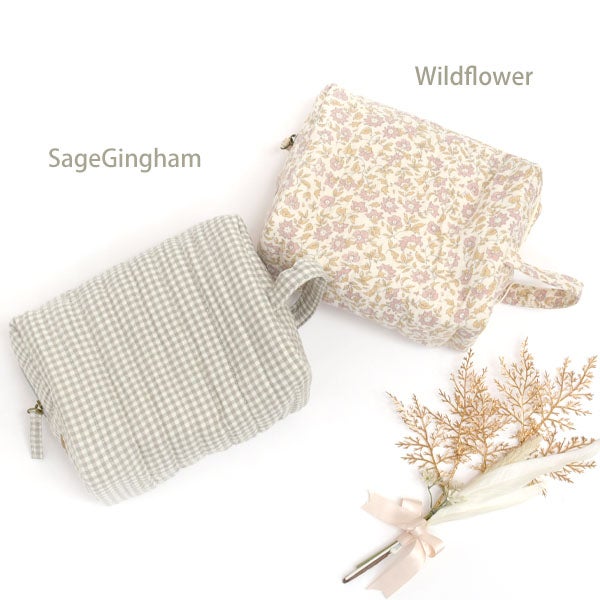 オーガニックコットン トイレタリーバッグ