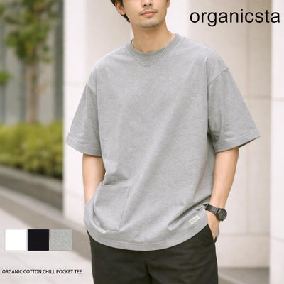 オーガニックコットン CHILL POCKET TEE
