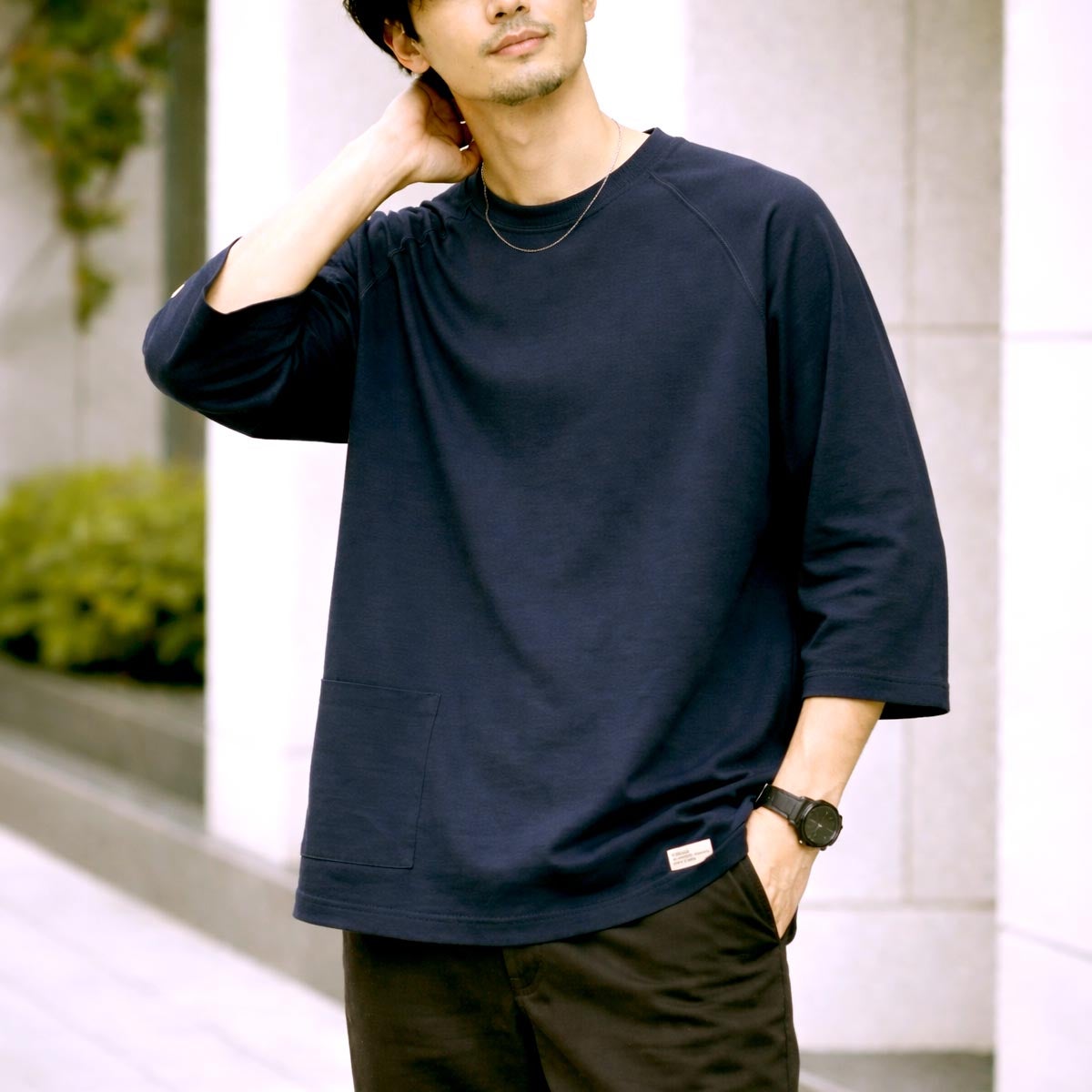 オーガニックコットン RAGLAN TEE