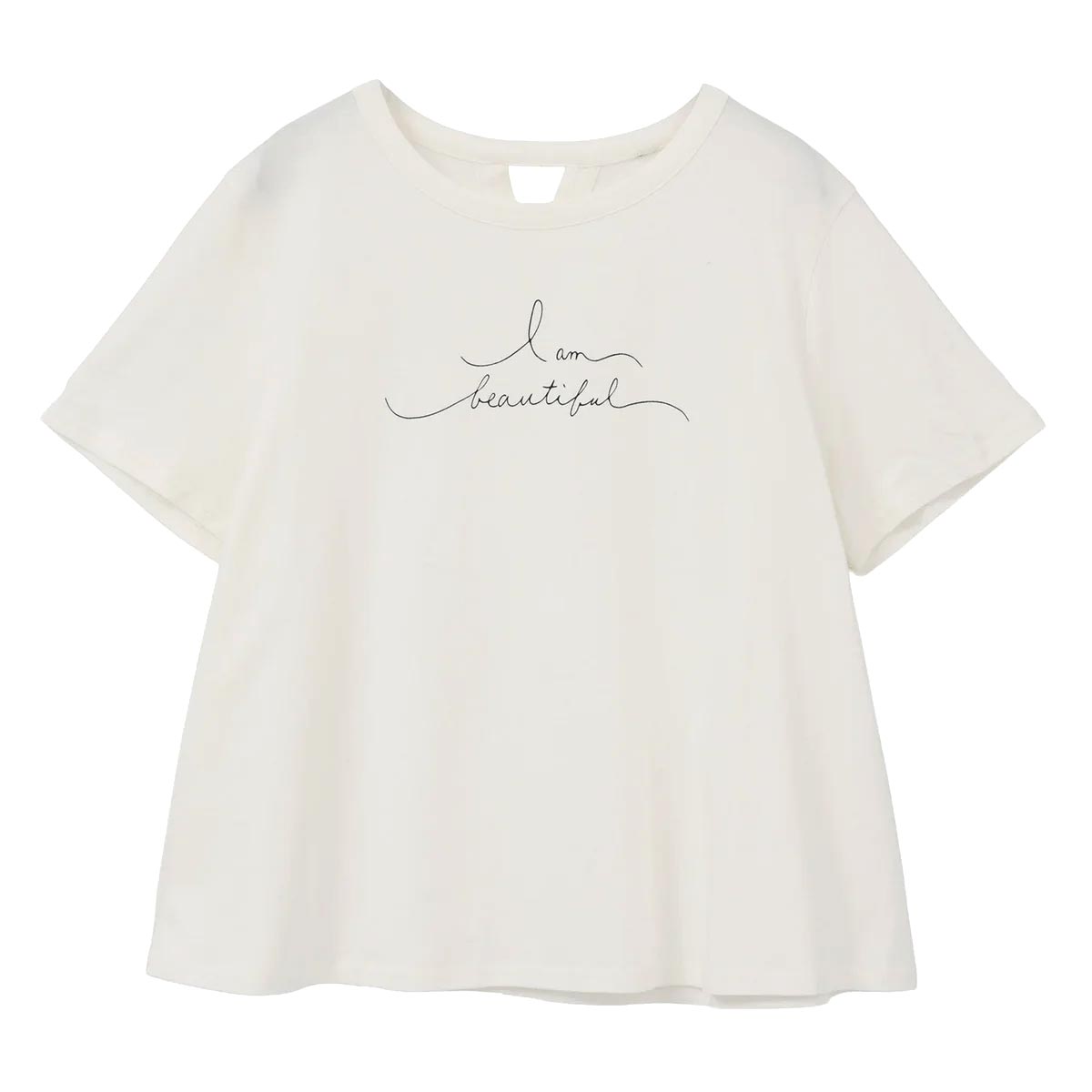 ーガニックコットン 天竺 メッセージTシャツ