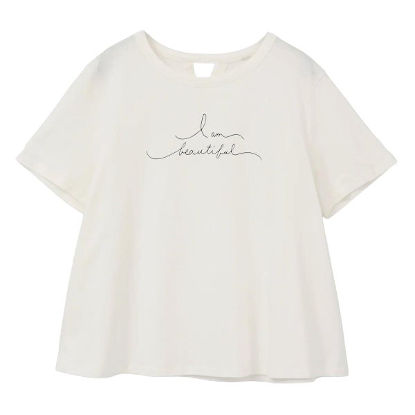 ーガニックコットン 天竺 メッセージTシャツ