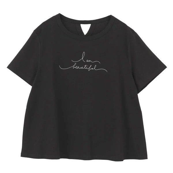 ーガニックコットン 天竺 メッセージTシャツ