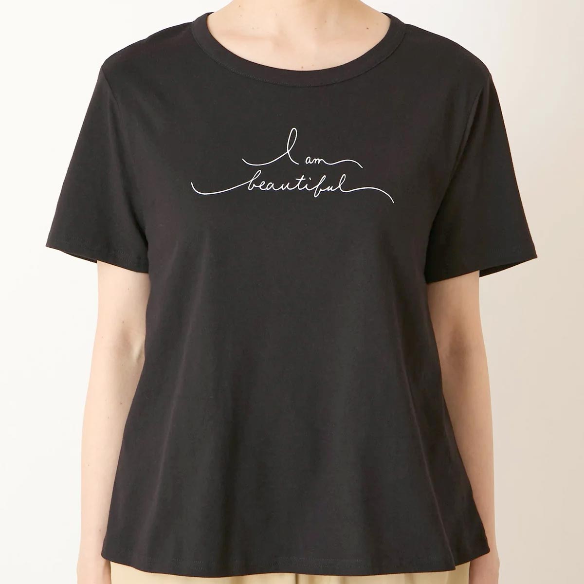 ーガニックコットン 天竺 メッセージTシャツ