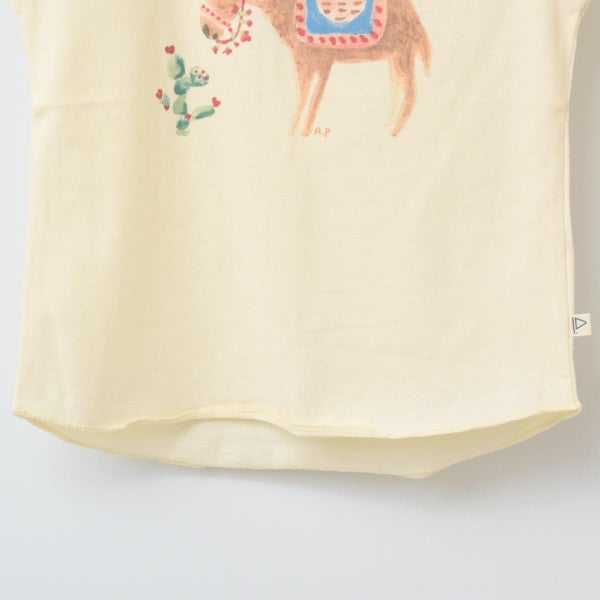 オーガニックコットン ベビー 半袖Ｔシャツ Little Donkey