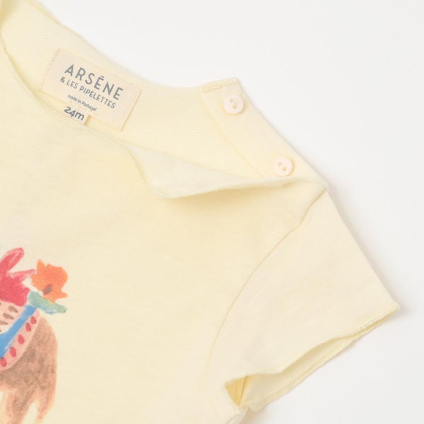 オーガニックコットン ベビー 半袖Ｔシャツ Little Donkey