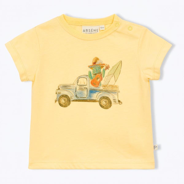オーガニックコットン ベビー 半袖Ｔシャツ Surf Truck