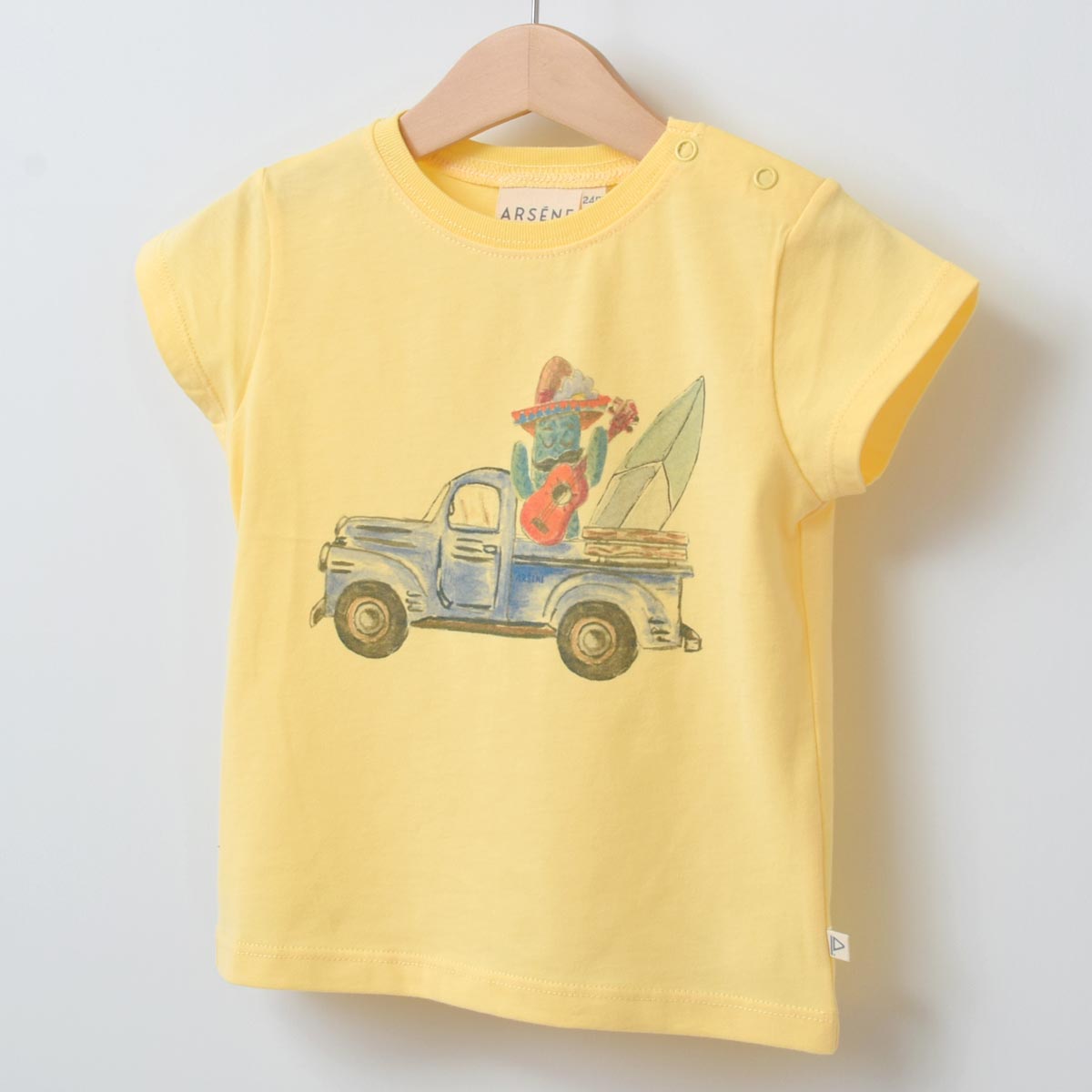 オーガニックコットン ベビー 半袖Ｔシャツ Surf Truck