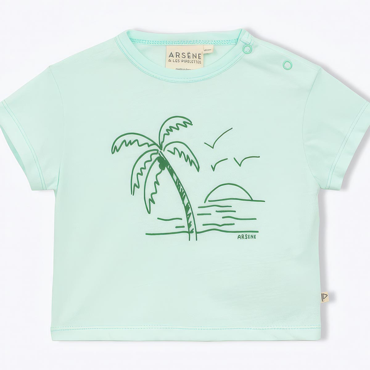 オーガニックコットン ベビー 半袖Ｔシャツ Coconut