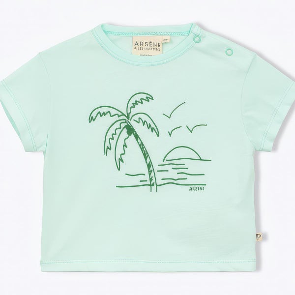 オーガニックコットン ベビー 半袖Ｔシャツ Coconut