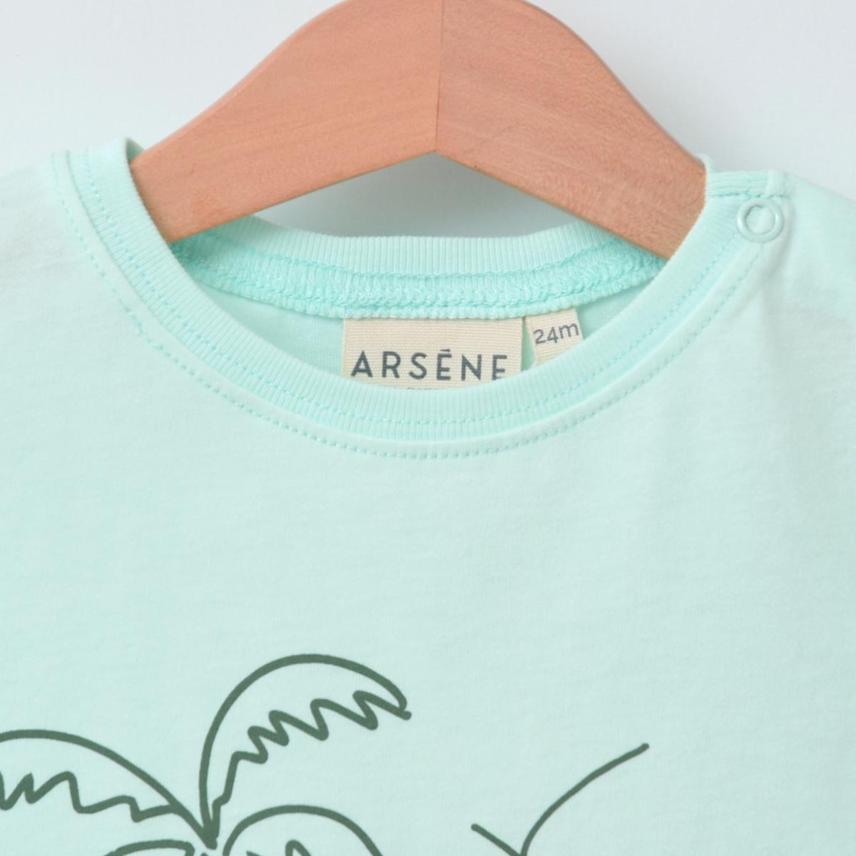 オーガニックコットン ベビー 半袖Ｔシャツ Coconut
