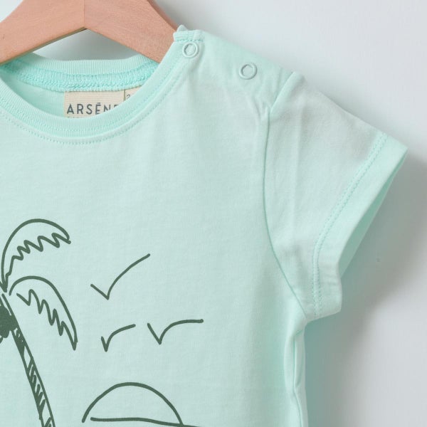 オーガニックコットン ベビー 半袖Ｔシャツ Coconut