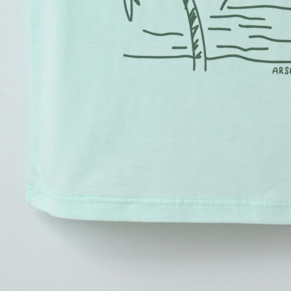 オーガニックコットン ベビー 半袖Ｔシャツ Coconut