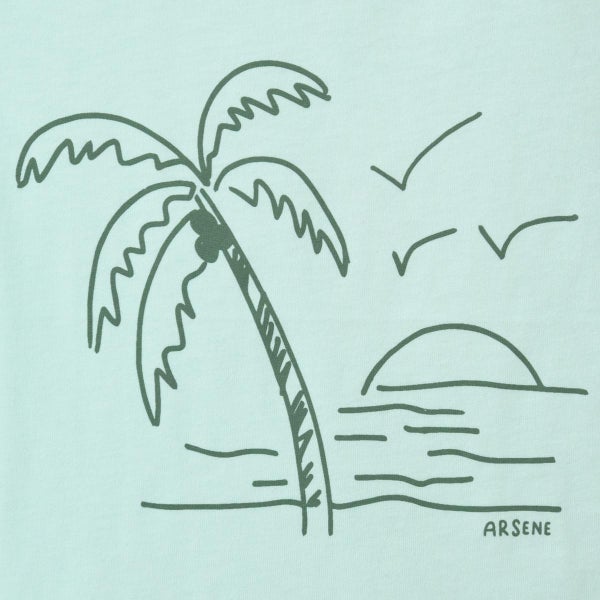 オーガニックコットン ベビー 半袖Ｔシャツ Coconut