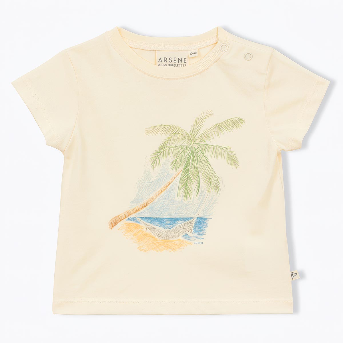 オーガニックコットン ベビー 半袖Ｔシャツ Palm