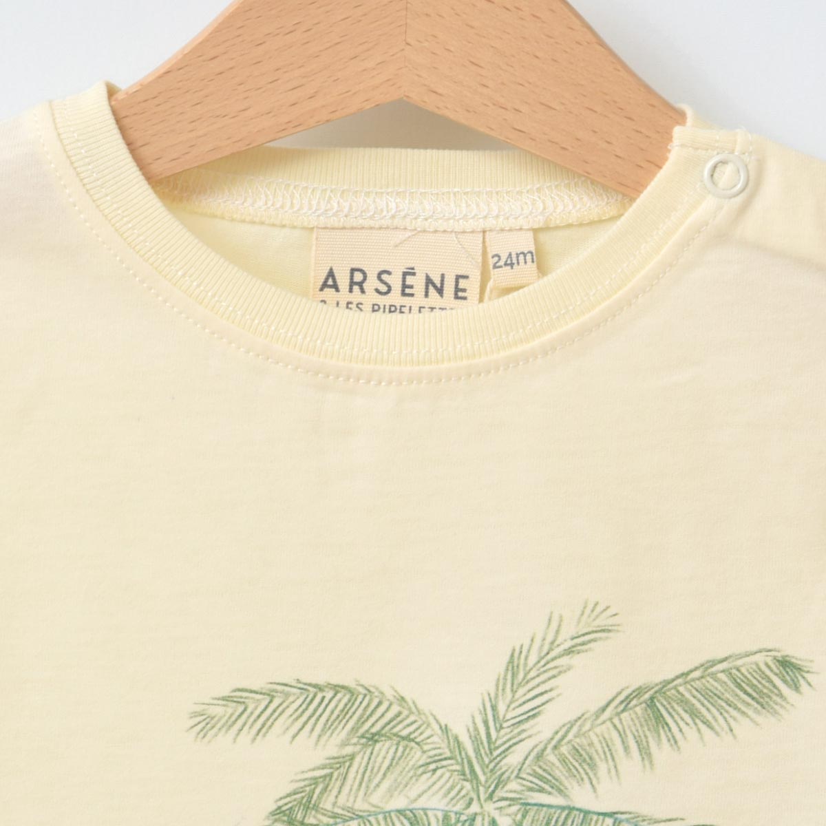 オーガニックコットン ベビー 半袖Ｔシャツ Palm