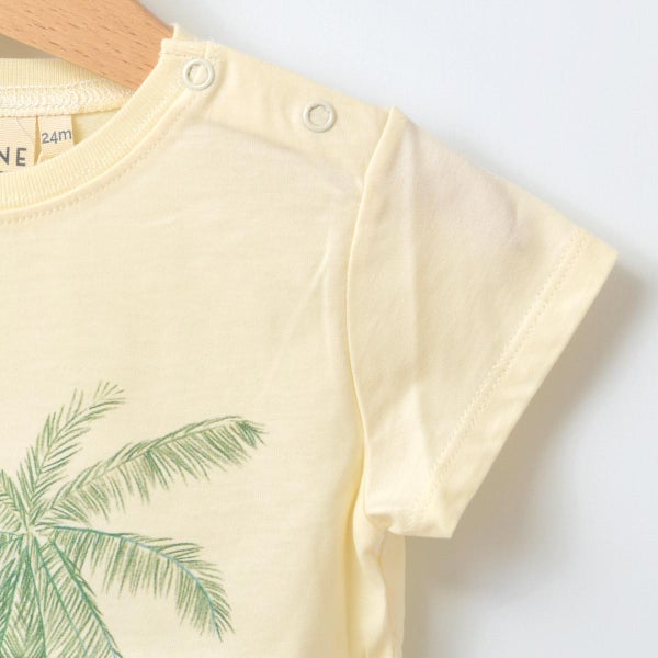 オーガニックコットン ベビー 半袖Ｔシャツ Palm