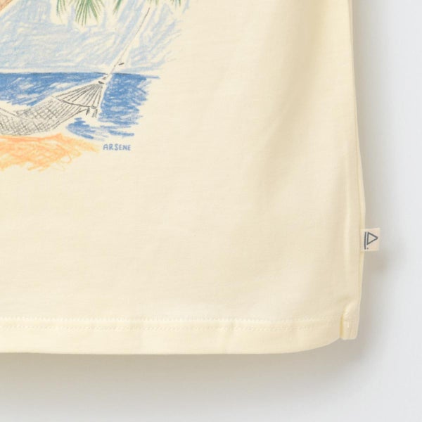 オーガニックコットン ベビー 半袖Ｔシャツ Palm