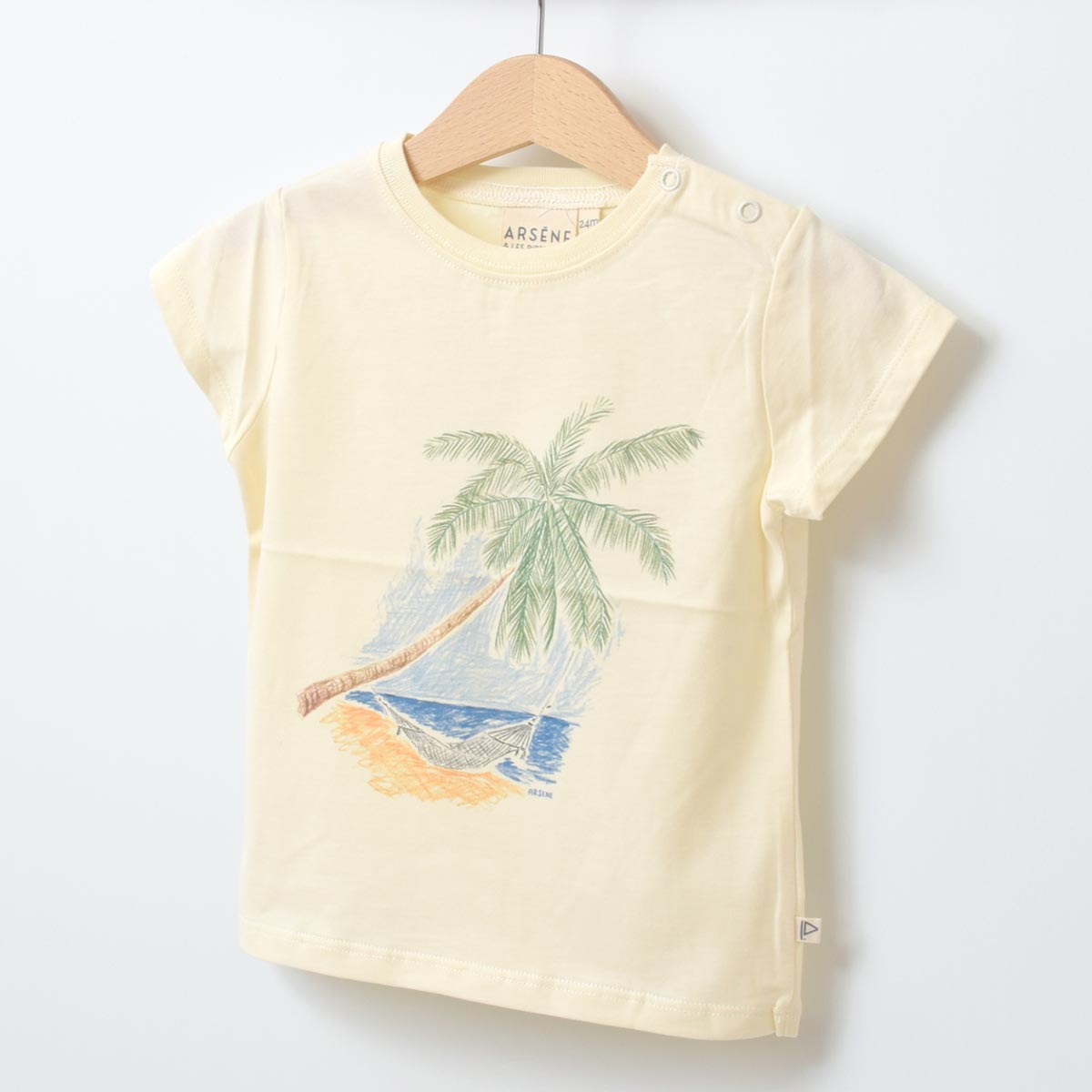 オーガニックコットン ベビー 半袖Ｔシャツ Palm