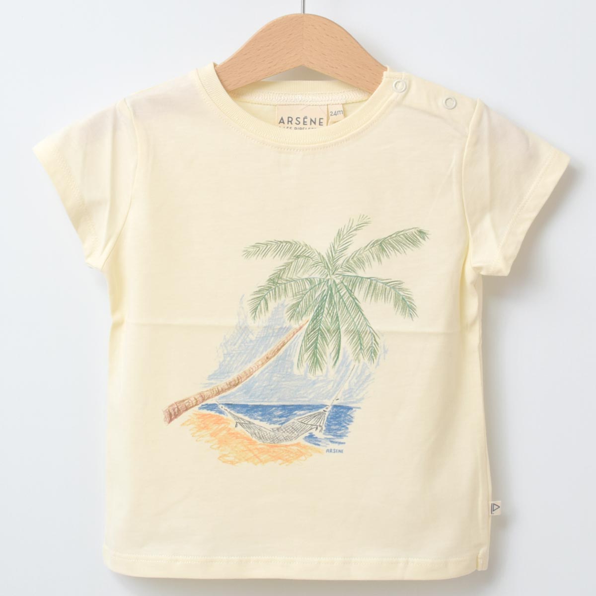 オーガニックコットン ベビー 半袖Ｔシャツ Palm