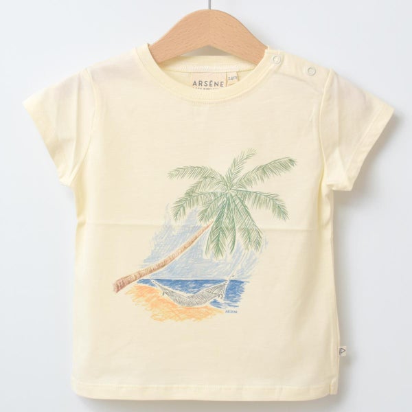 オーガニックコットン ベビー 半袖Ｔシャツ Palm
