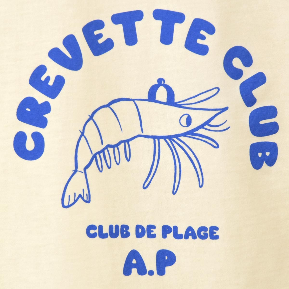 オーガニックコットン ベビー 半袖Ｔシャツ Shrimp Club