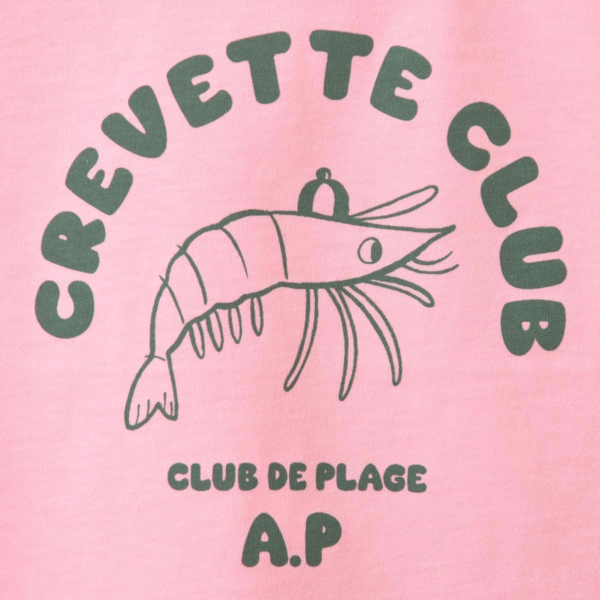 オーガニックコットン ベビー 半袖Ｔシャツ Shrimp Club