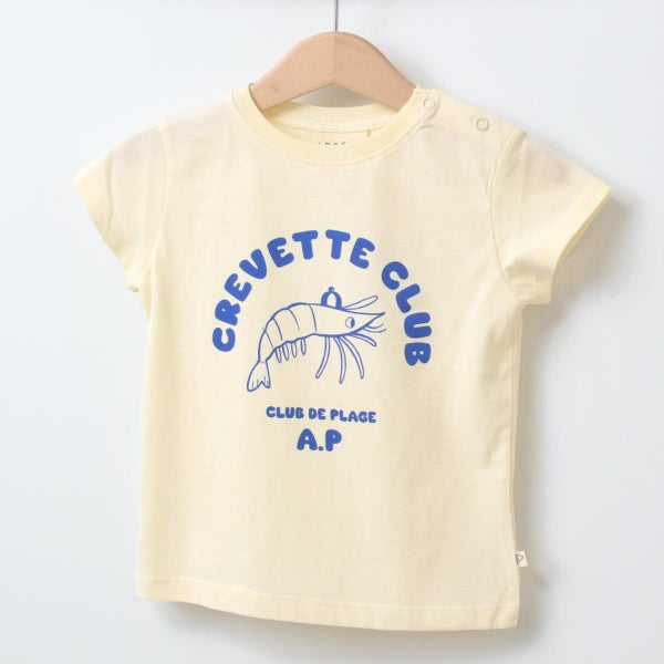 オーガニックコットン ベビー 半袖Ｔシャツ Shrimp Club