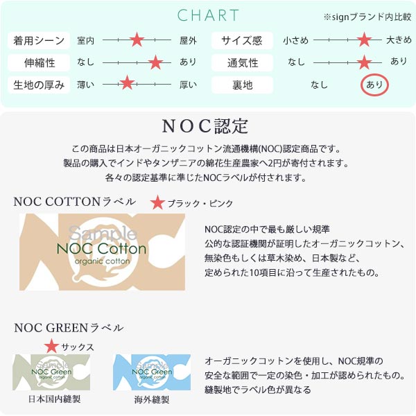 オーガニックコットン ボーダーシャロットワッチ