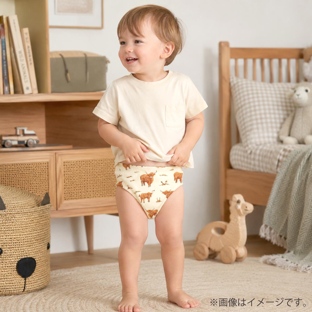 オーガニックコットン トイレトレーニングパンツBrief